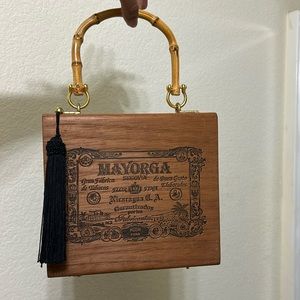 Wooden Mayorga Cigar Box Handbag